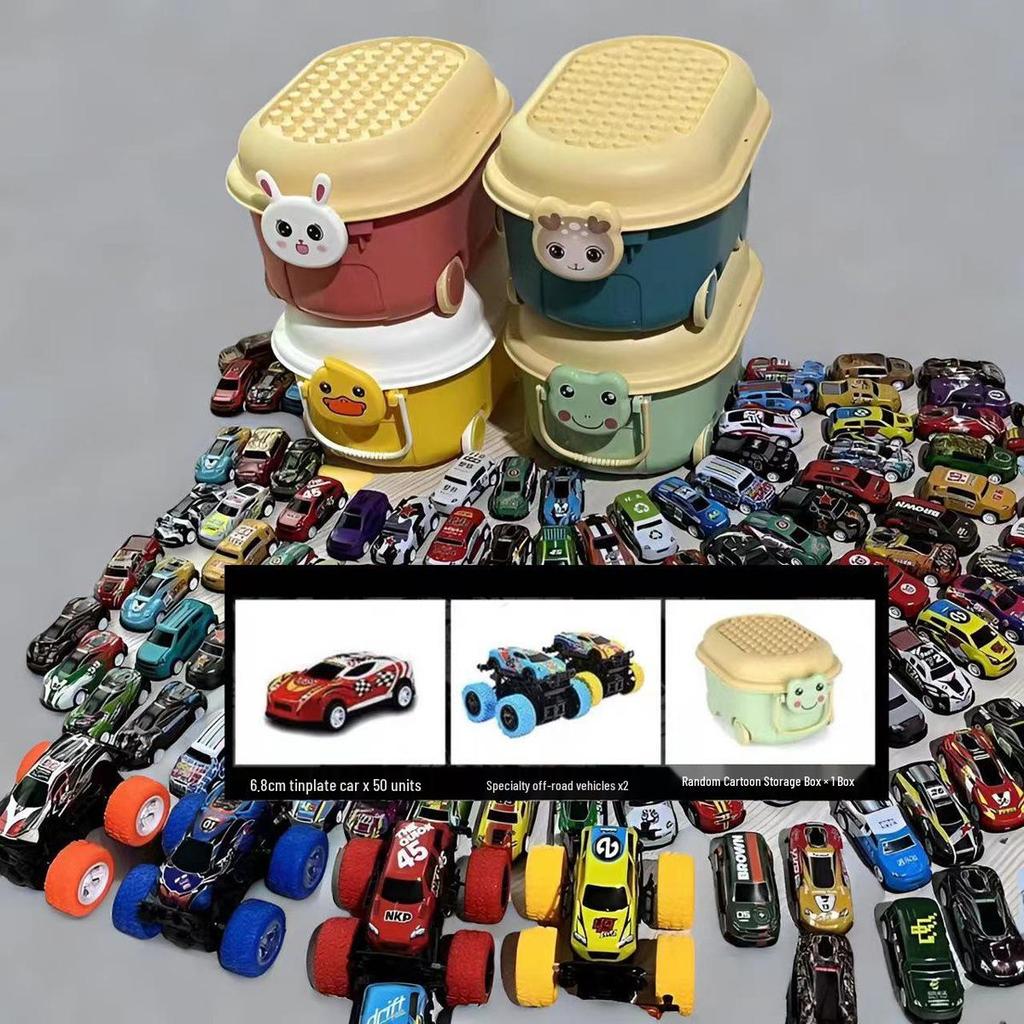 Children's Alloy Pull-Back Mini Racing Car Toy for Boys Ages 2-6