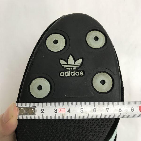 Adidas OKAPI Semišové Nízké Tenisky Dámské 24.0 Černá Světle Modrá Tréninková Obuv(POUŽITÝ)