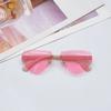 2026 New Children's Fashion Frameless Irregular Personality Trend Dopamine Color Ocean Lens Sunglasses