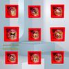 Cartoon Gold Phone Sticker, New Style, Pure 999 Gold, 2mg, Ideal Business Gift