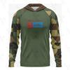 Mens Long Sleeve Hooded Fishing Shirt UPF 50 UV Protection Quick Dry Breathable Outdoor Performance Top Cycling Angling