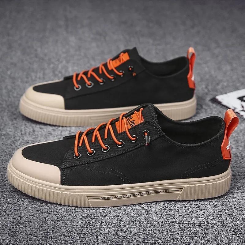 Men Canvas Shoe Breathable Work Shoes Board Shoes for Men Designer Shoes Soft Sole Driving Shoe Casual Sneaker Zapatillas Tenis