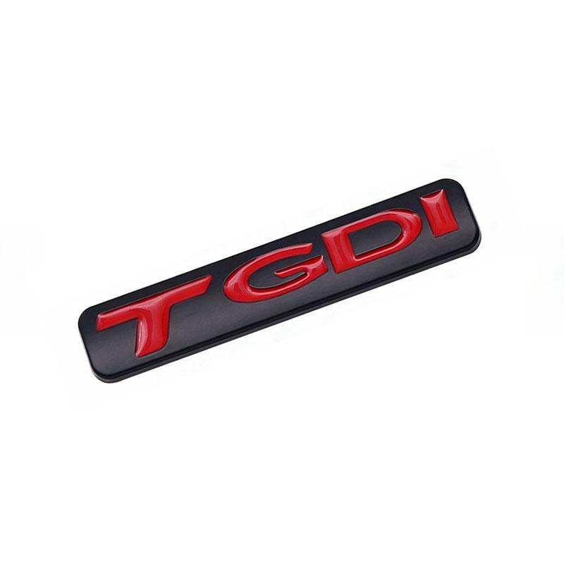 Premium Metal GDi TGDI 3D Car Emblem for Hyundai Sonata IX35 Tucson Elantra | SKJD6 Rear Tailgate Zinc Alloy Badge Decoration Sticker