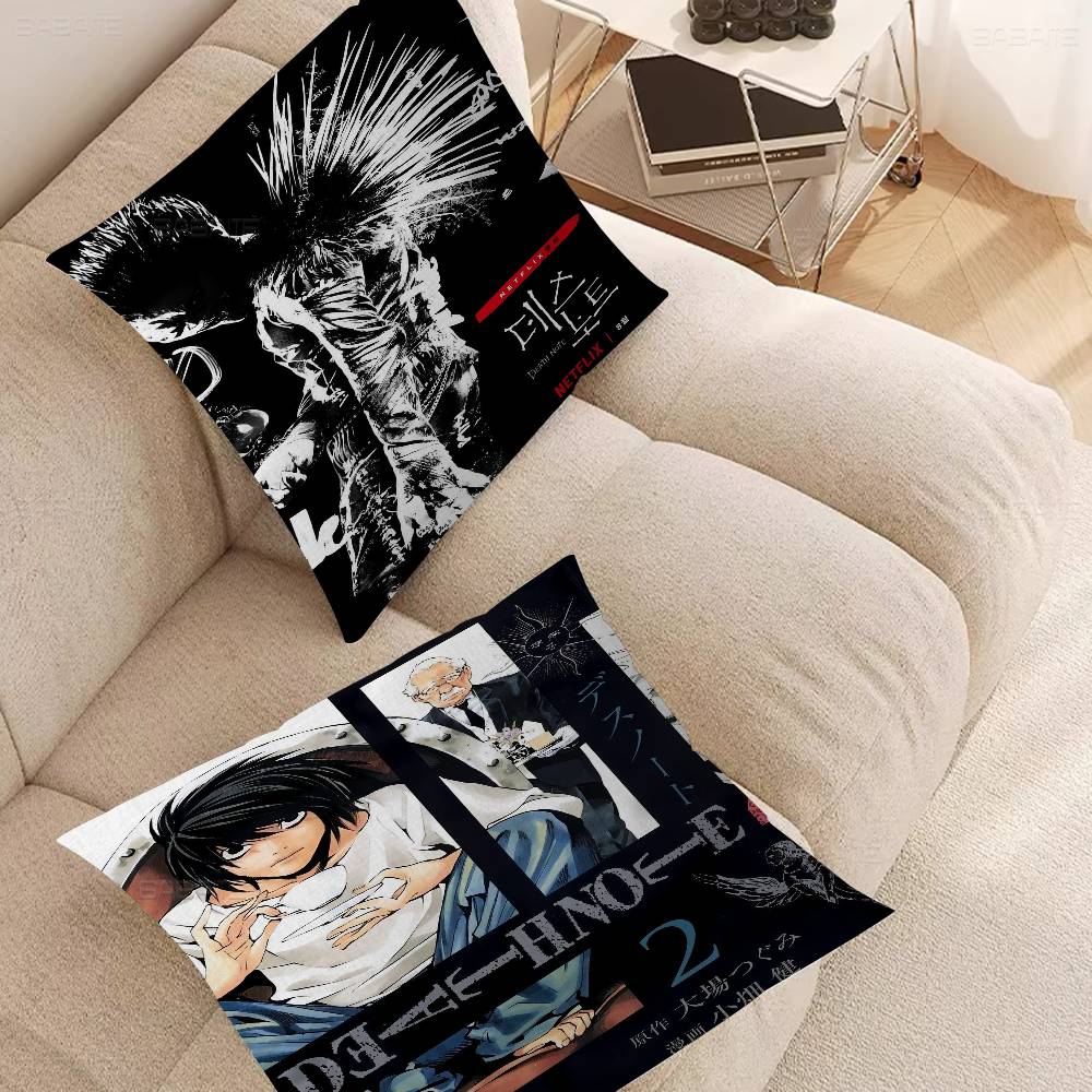 Death Note Anime Pillow Anime Pillow Sofa Bed Head Pillow Cover Cushion Cover 45x45 Cm Fashion