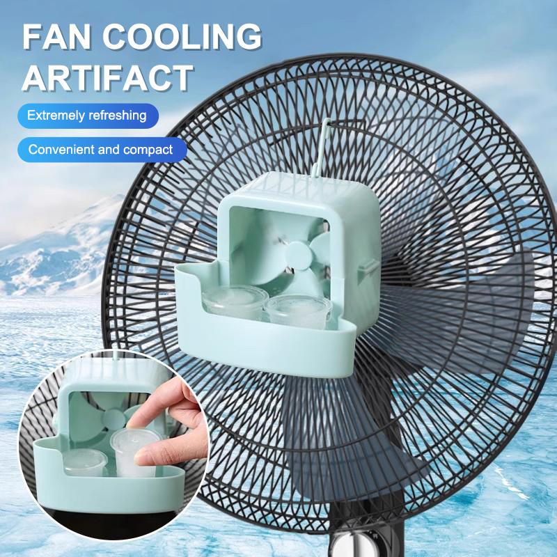 #Electric Fan Cooling Storage Box Ice Storage Box Fast Cooling Portable Household With Hanging Hook For Electric Fan Ice Holder