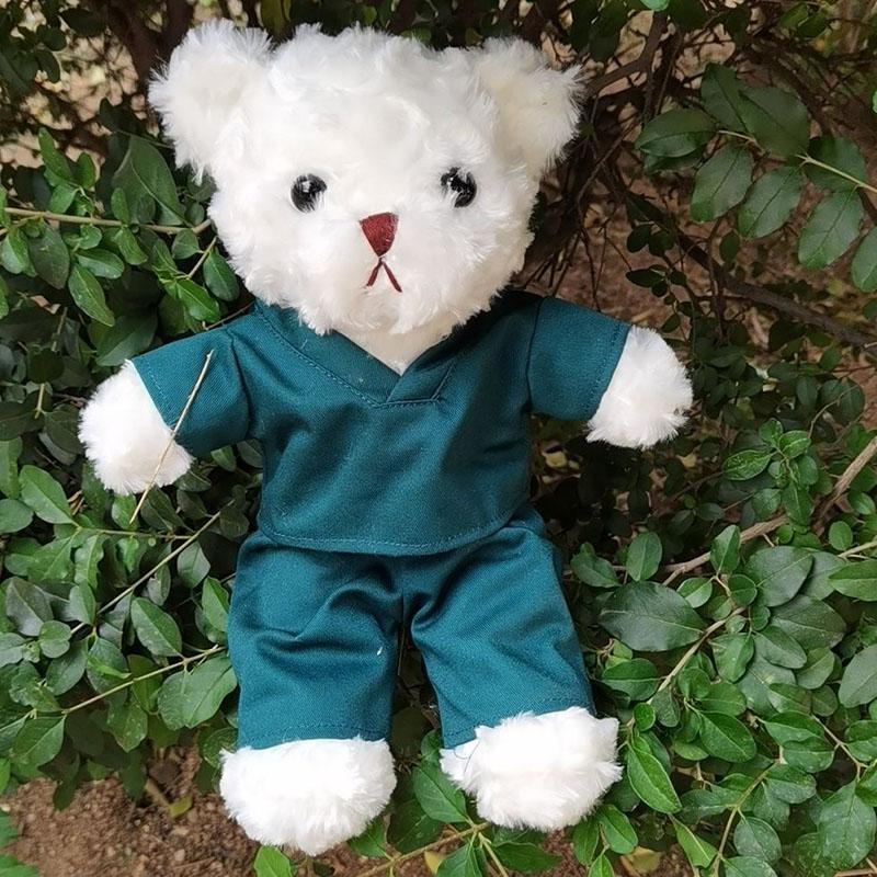 Dokter Teddybeer Knuffel Zachte Beer Met Medisch Uniform Voor Medische Student En Verpleegkundige Souvenir Cadeau Meerdere Kleuren Beschikbaar 30