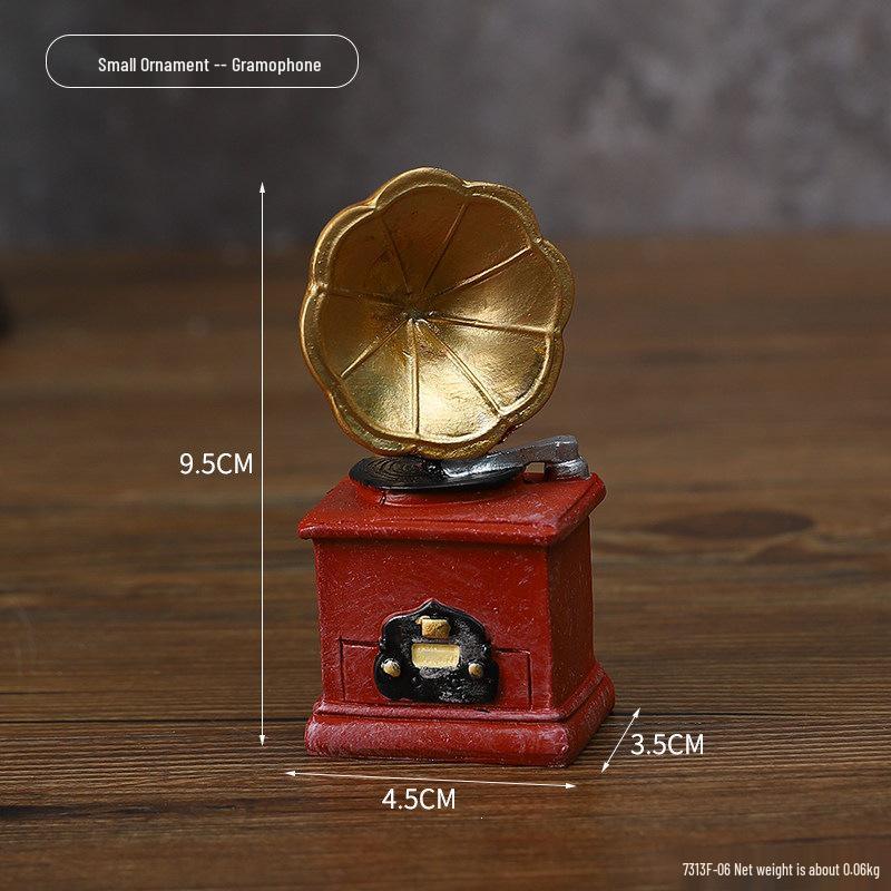 Retro Telephone and Radio Ornaments for Creative Decor