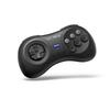 8BitDo M30 Wireless Gamepad for Sega Genesis Mega Drive and Layout 2.4G Mini, Mini, Switch, 6-Button (Black)