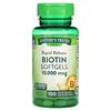 Nature's Truth Biotin 10000mcg Rapid Release Liquid Softgels, 100 Count
