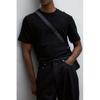 H M TexTured T sHirT Regular fiT Black