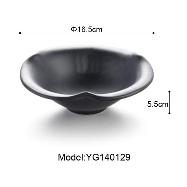 Imitation Porcelain Frost Melamine Dinnerware Oval Bowl Japanese Restaurant Chaos Big Bowl A5 Melamine Bowls Melamine Tableware