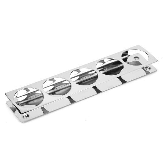 Dental Drip Bottle Placement Rack Silver Stainless Steel Reusable Bottle Holder for Dentists 