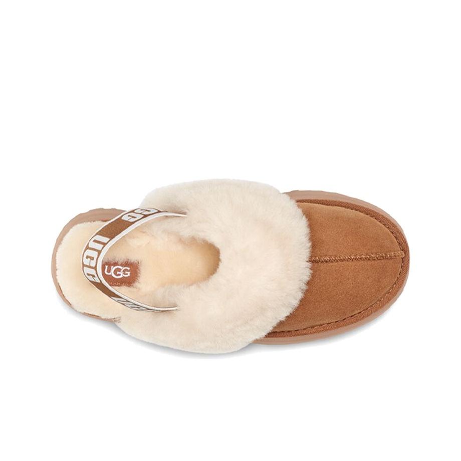 New UGG Funkette Slipper Chestnut Women's 1113474-CHE