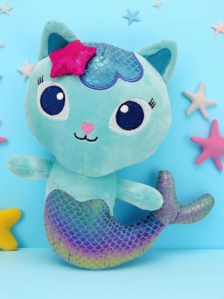 9 neue Stile Puppenhaus Plüschtier Mercat Cartoon Stofftiere Meerjungfrau Katze Plüschtier Puppe Kinder Geburtstag Weihnachten Geschenke
