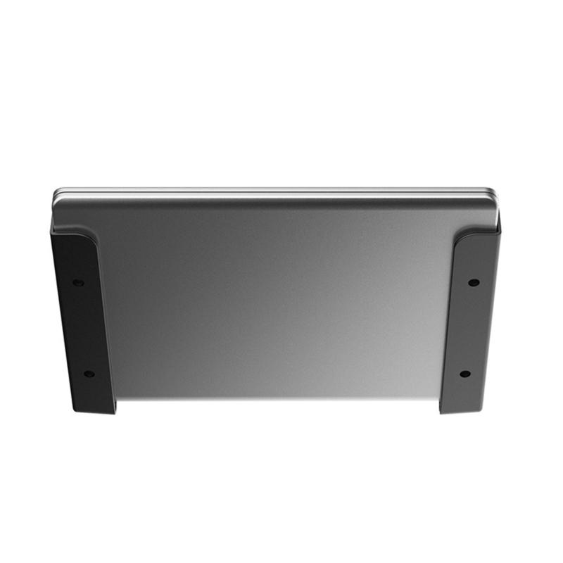 Multipurpose ABS Notebook Holder Kit, Secure Wall or Desk Mount Strong Metal Support for Laptop Tablets