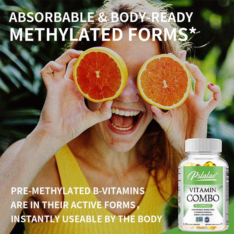 Complex B Vitamin Capsules, Rich In Vitamin B1 and Vitamin B3, Nutritional Supplement, Suitable for Both Men and Women.