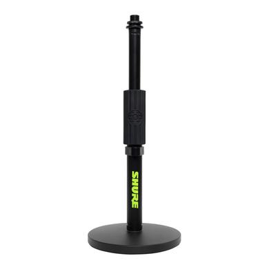Suporte de Mesa para Microfone Shure by Gator, Tipo Reto, com Base Redonda de 6" Absorvente de Vibrações, SH-DESKTOP1