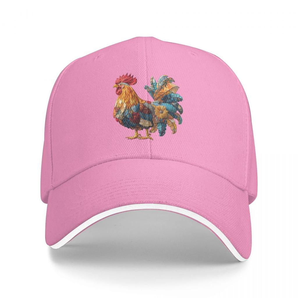 Unisex Baseball Hats Lifelike Rooster Denim Chicken Outdoor Streetwear Summer Sports Baseball Caps Hip Hop Cap Casquette Hats
