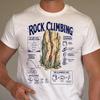 Funny Rock Climbing T Shirt Retro Sports Fitness Sarcastic Clothing Vintage Washed Breathable Unisex Stylish Streetwear Homme