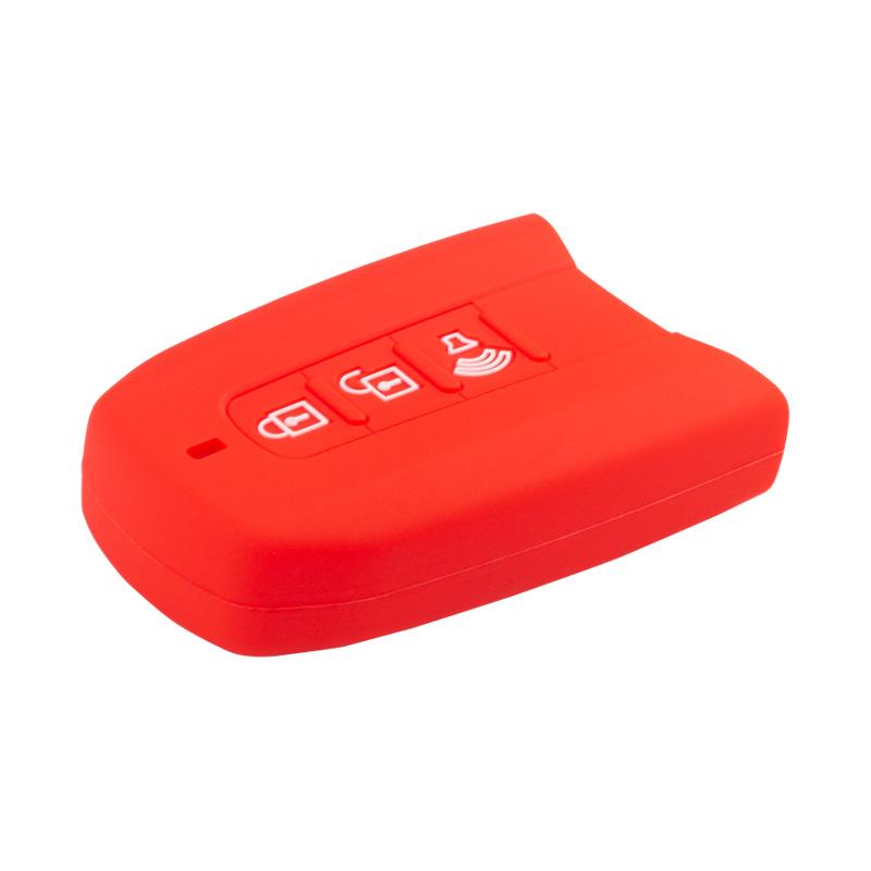 Suitable for Ssangyong Lester G4 Silicone Key Cover Smart 3-button Soft Rubber Car Key Bag Car Remote Control Sheath