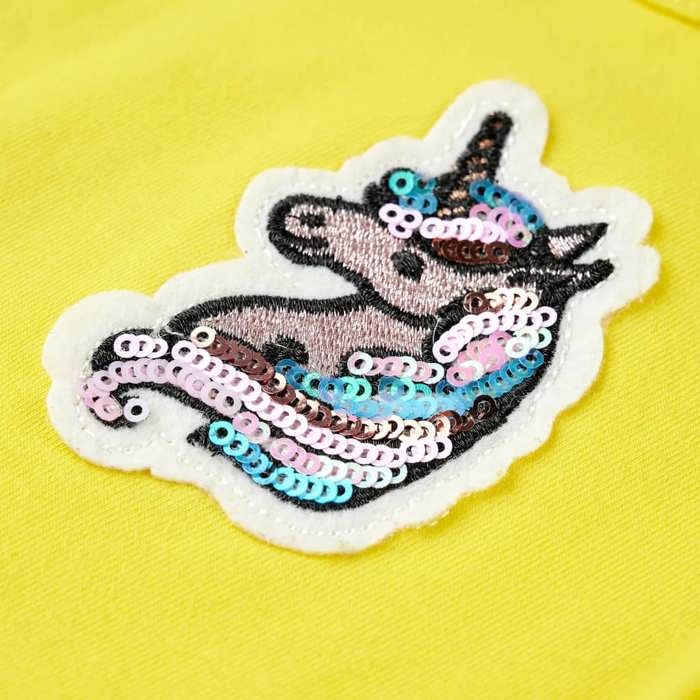 T-shirt pour enfants jaune vif 92/104/116/128/140