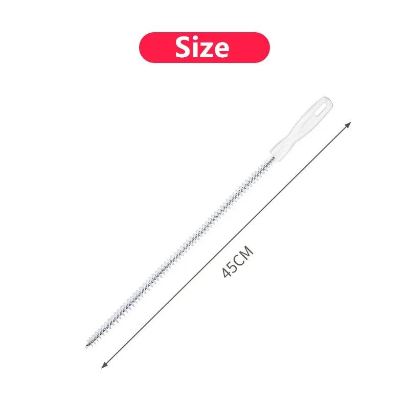 Pipe Dredging Brush Bathroom Hair Sewer Sink Cleaning Brush Drain Cleaner Flexible Cleaner Kitchen Clog Plug Hole Remover Tool