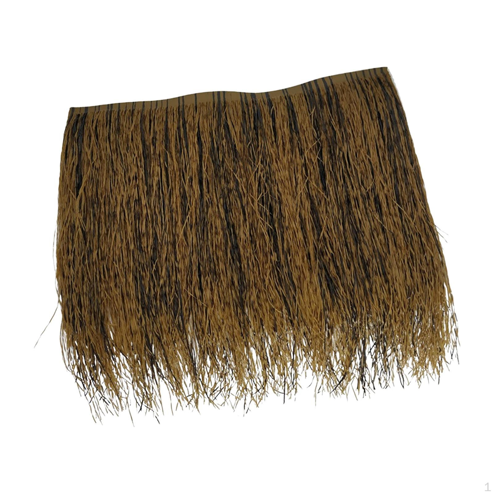 

Artificial Palm Thatch Roll Decorate Roofing Panel Grass for Tiki