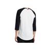 Jordan Color-Block Three-Quarter Sleeve T-Shirt Men Tops Black White CD9053-100