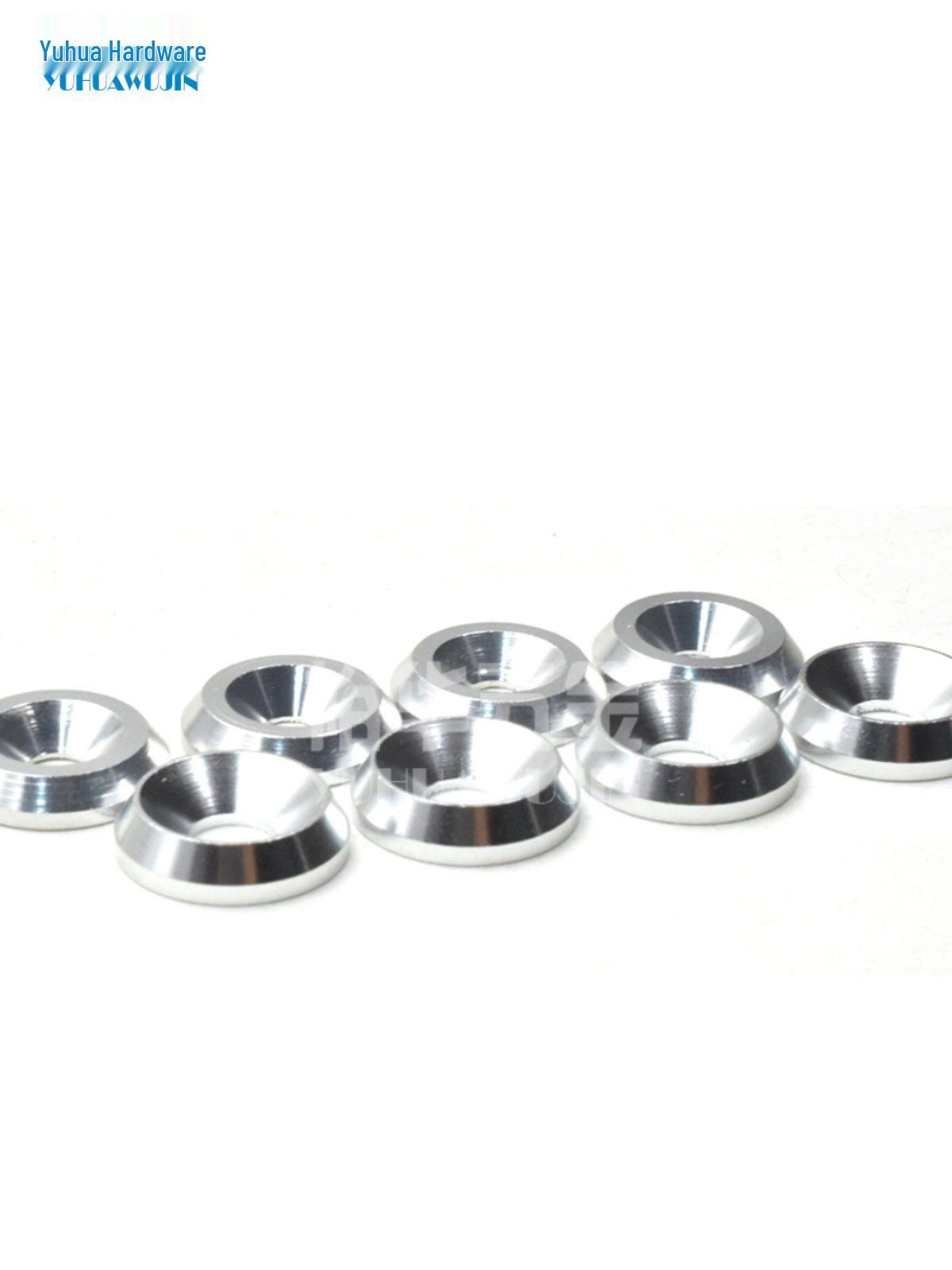 

Aluminum Alloy Countersunk Tapered Washer for M4-M8 Screws, Thickened Concave-Convex Design Model M4*13.8*3