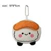 Cute Cartoon Salmon Sushi Coin Purse Plush Sweet Shrimp Wallet Storage Pouch Earphone Bag Backpack Charm Couple Gift