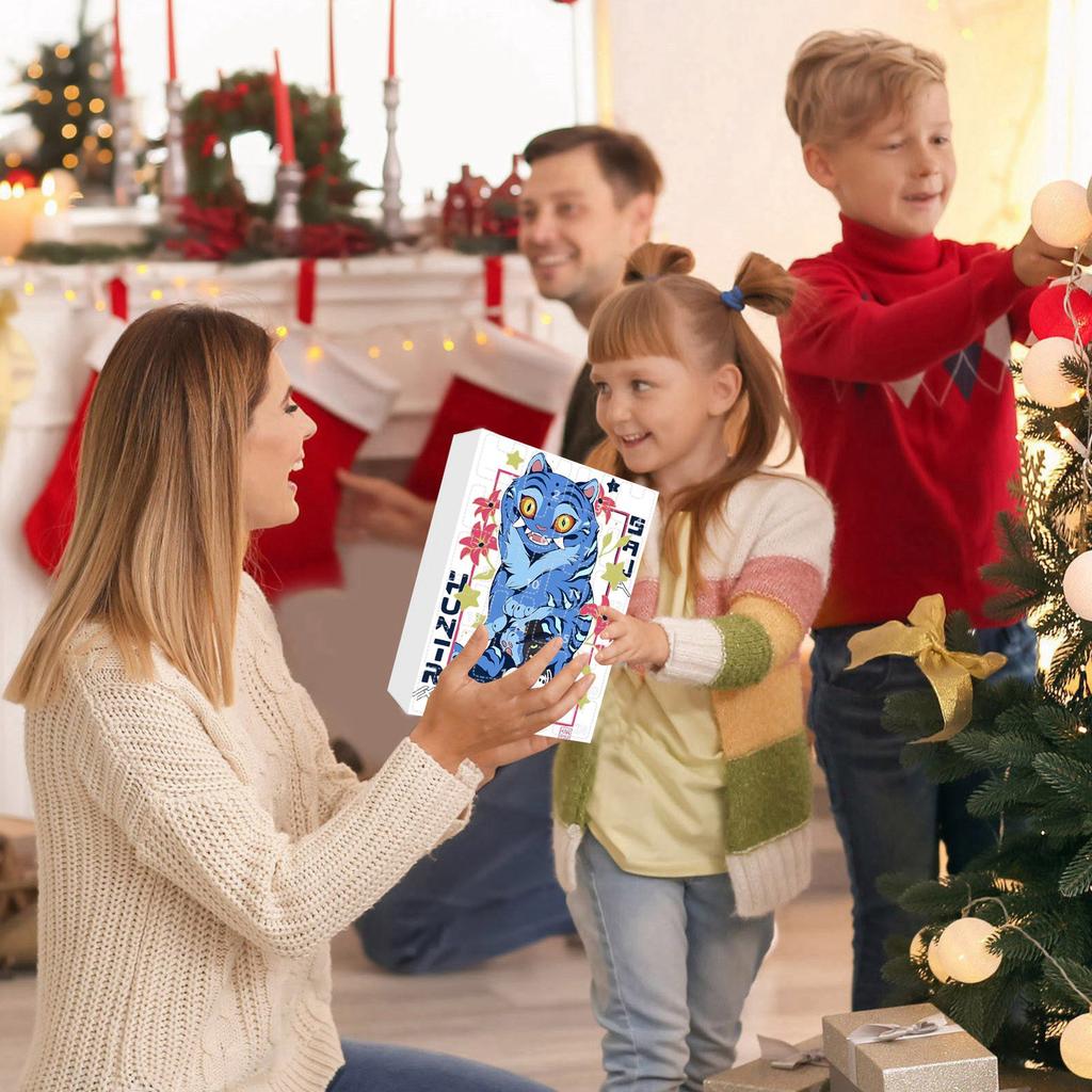 2D Ankunftskalender Enthält 24 Ankunftskalender, Countdown-Kalender und Überraschungs-Sammelobjekte