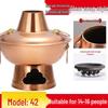 TLXT Thickened Purple Copper Charcoal Hot Pot