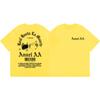 Rapper Anuel AA Double Sided Print T Shirt Men Women Clothing Hip Hop Fashion T-shirt Summer Casual Loose 100%cotton T-shirts