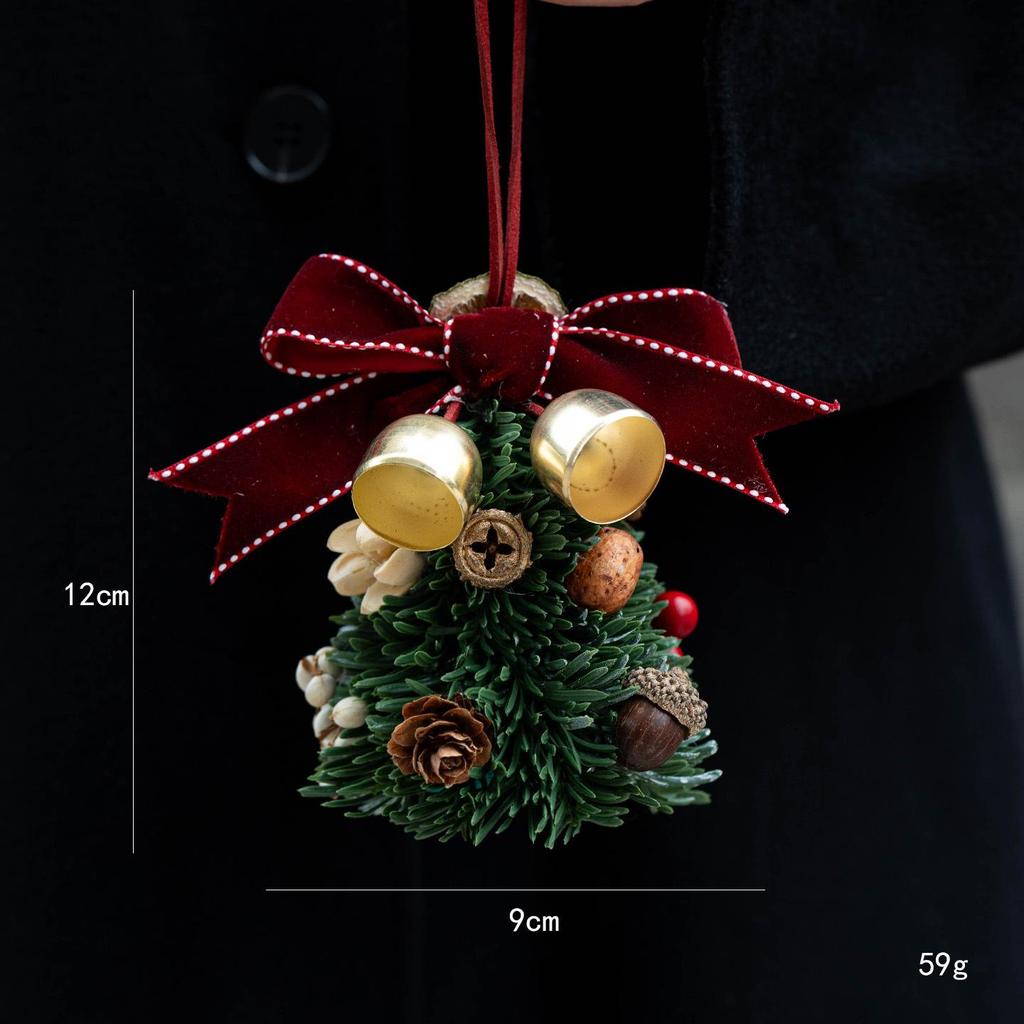Nordic Christmas Bell Pendant for Door or Car Hanging - Christmas Eve Gift