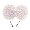 Lace Bows Headbands Party Hair Accesory For Women Elegant Design Suitable For Parties And Cosplay Event