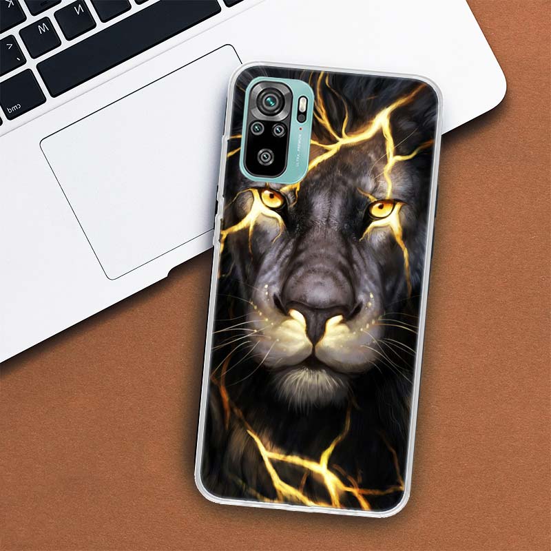 Чехол для телефона Lion Alpha Male Cub для Xiaomi Redmi Note 10 Pro Max 10S 9 9S 9T 8 8T 11T 11S 11 5G 11E 7 6 5 4X Redmi Note 10S