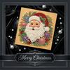 3D Bead Embroidery Sets Christmas Faux Pearl Art Kit, DIY Santa Tree Painting Craft Supplies for Beginners Holiday Wall Decor Kit Adults, Handmade