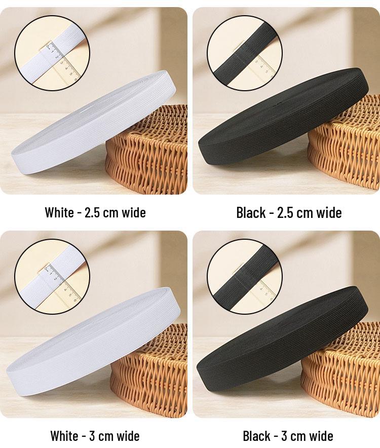 Thickened Elastic Band for Baby Pants - Black Stretchable Infant Band