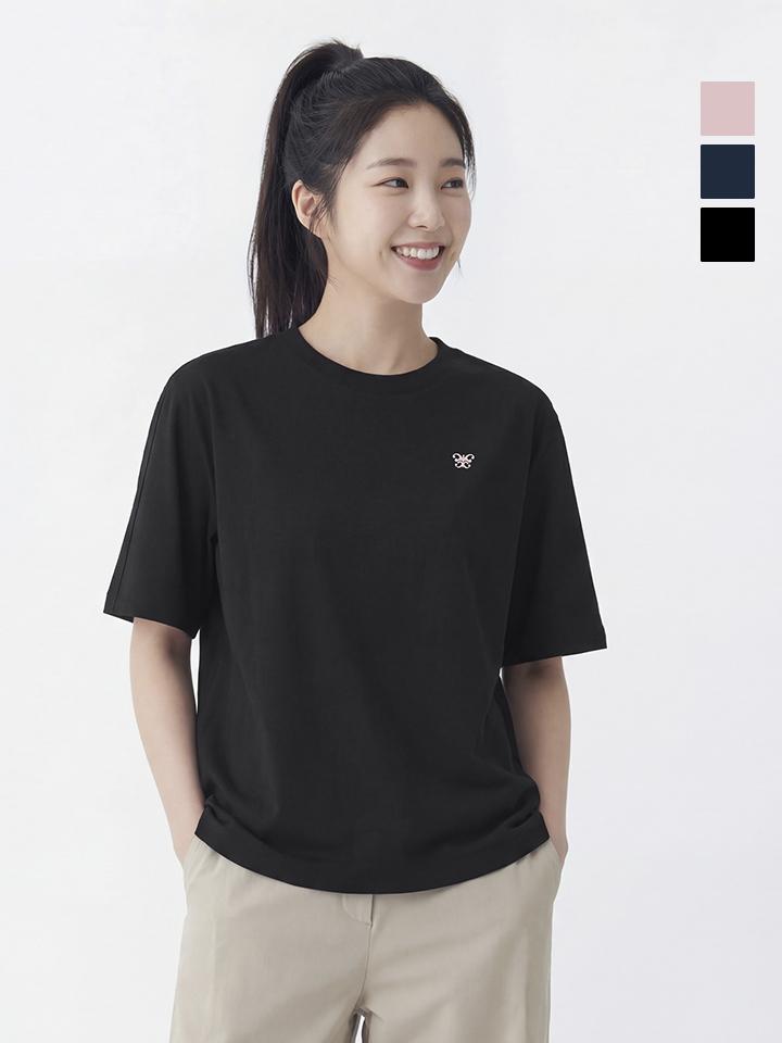 WESTWOOD Women'S Relaxed Setup Short Sleeve Round Neck T-Shirt_Wq2Wcst722