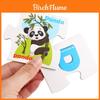 Buchstaben Zuordnungsspiele für Kinder mit DIY-Puzzle für frühes Lernen und kognitive Entwicklung