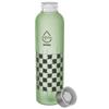 Green glass water bottle 600 ml