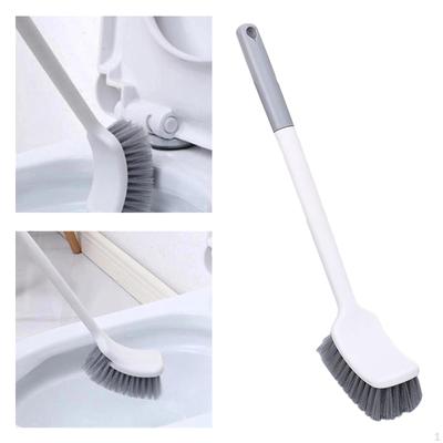 Toilet Brush Sturdy Ergonomic Handle Deep Cleaning Bowl for