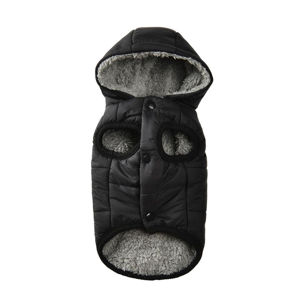Windproof Hooded Jacket for Small Dogs – Autumn & Winter Pet Wear