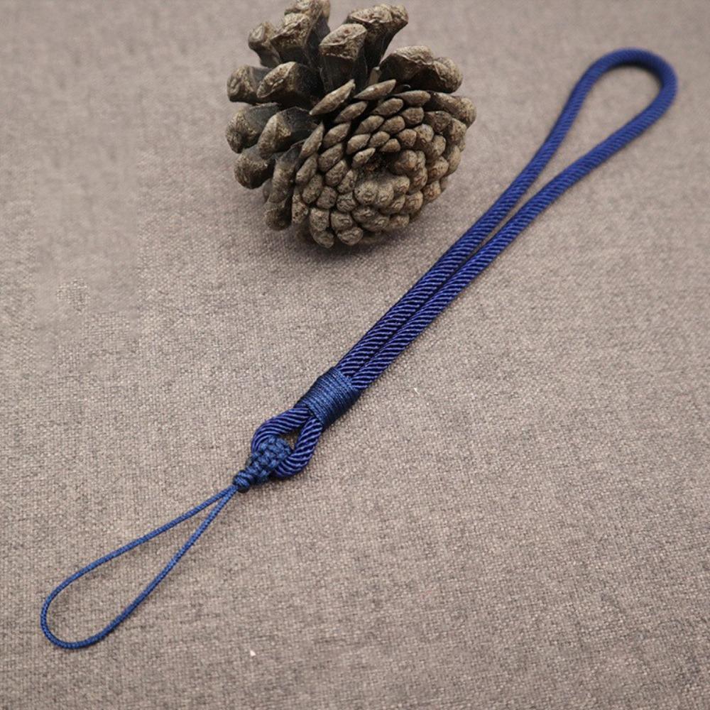 Simple Short Wrist Rope Handmade Phone Case Keychain Braided Rope Phone Lanyard  Phone Accessories