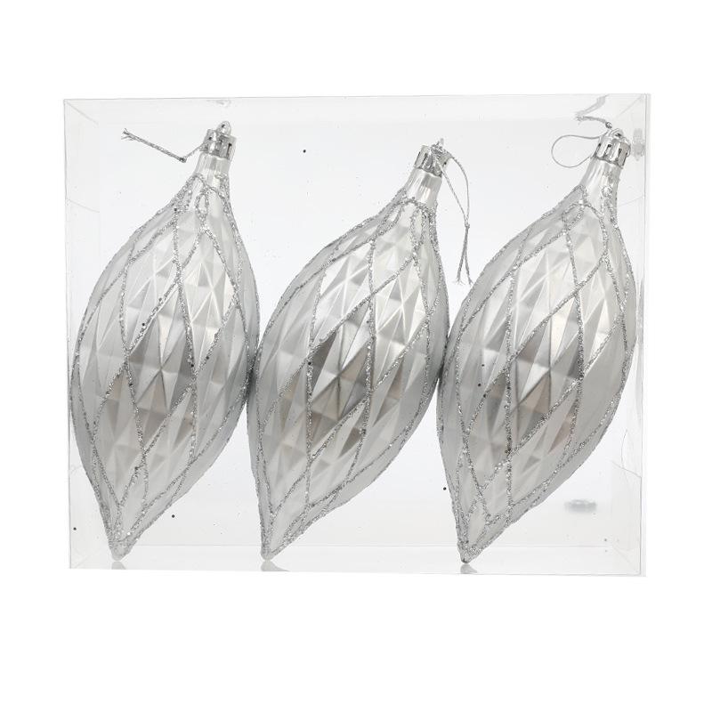 Hand-Painted Flat Candy Christmas Tree Ornament Set