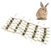 Natural Wood Grass Ball Sticks Teeth Chewing Ball String for Rabbits Chinchillas Guinea Pigs Hamsters Parrots