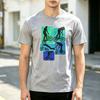 BMX Bike Rider Silhouette Graphic T Shirt For Unisex 100 Cotton Crewneck Extreme Sports Tee For Summer Casual Streetwear