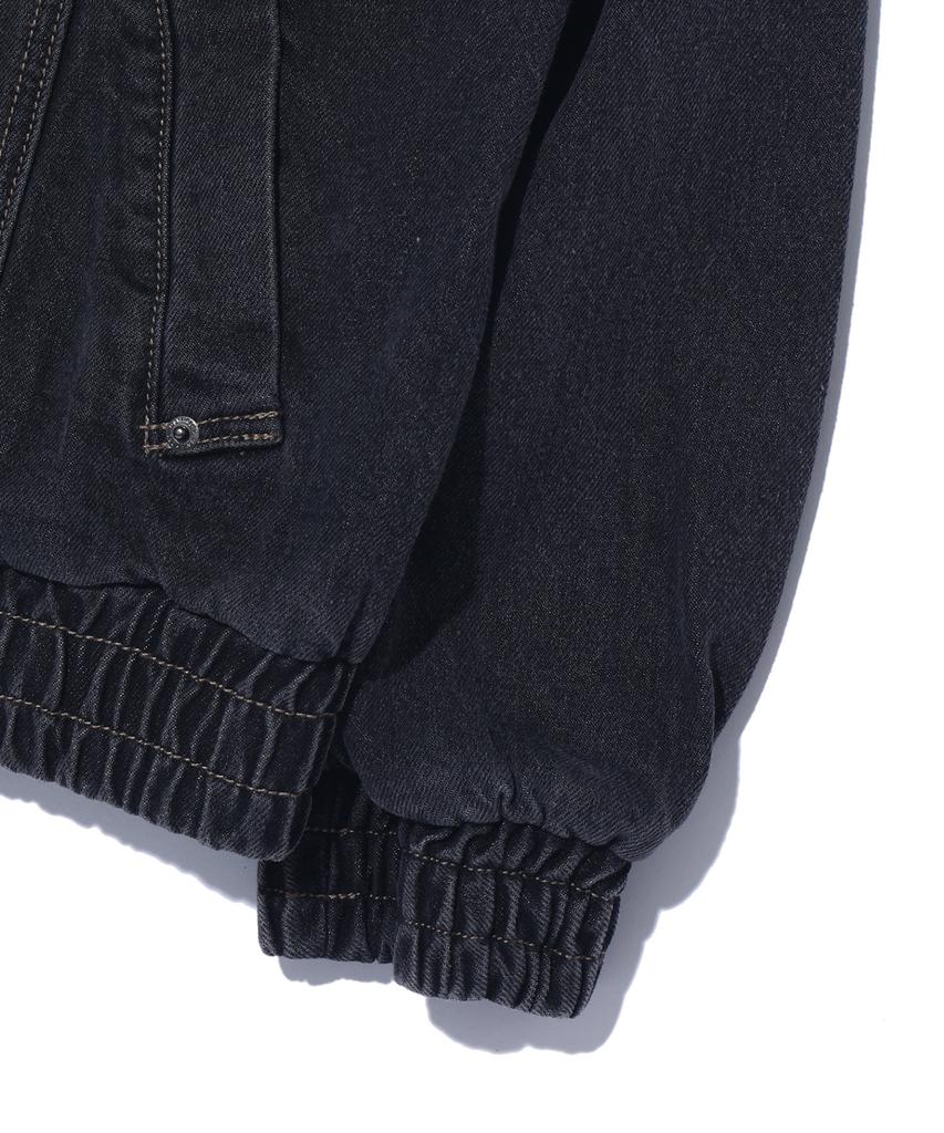 RAYFIKERS Vintage Collared Denim Jacket Mr1Ju014_Black