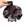 French Double-layer Smudging Fabric Printed Small Waist Hair Band, Elegant Hair Tie and Hair Accessory