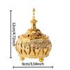 Middle Eastern Creative Lace Incense Burner Fashionable Middle Eastern Metal Craft Incense Burner Simple Home Sandalwood Incense